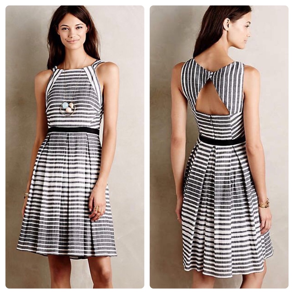 Anthropologie Eva Franco Saybrook Stripe Dress